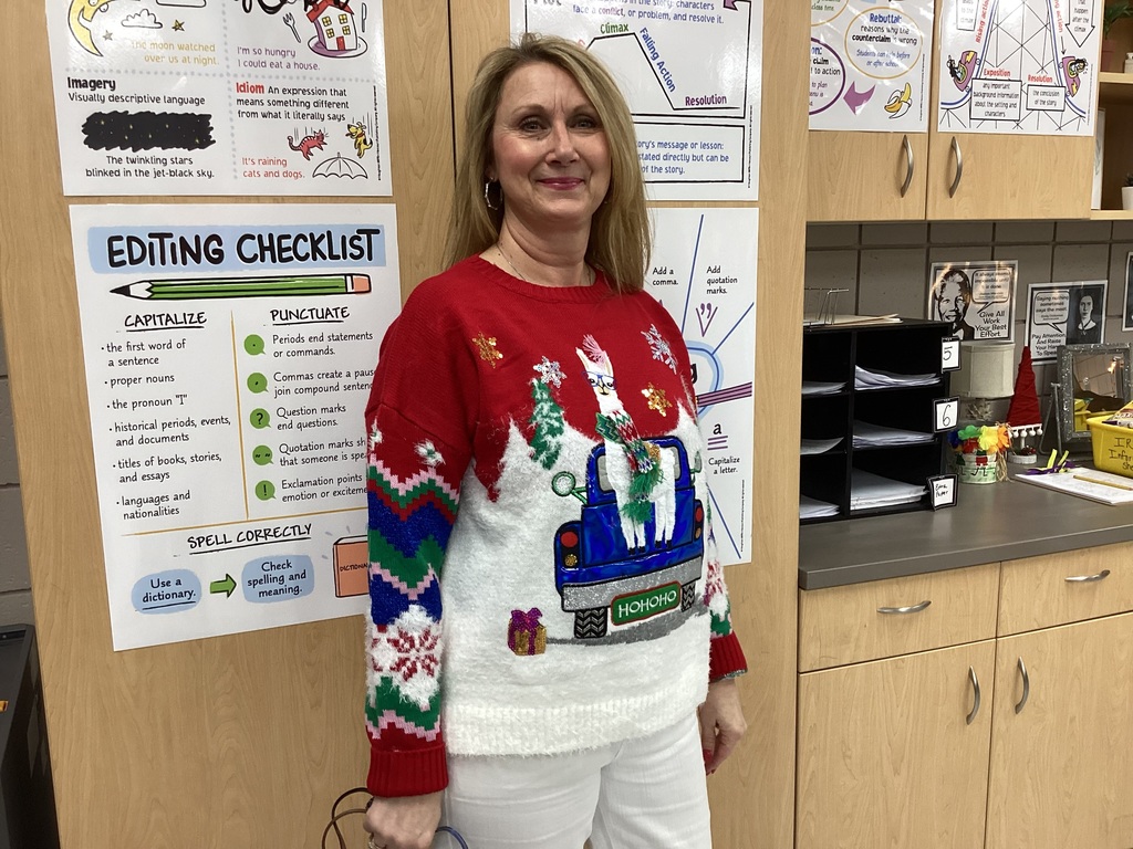 CSMS Sweater Weather Wednesday (wear a festive or ugly sweater) #ChampionsForKids #celebratecsms