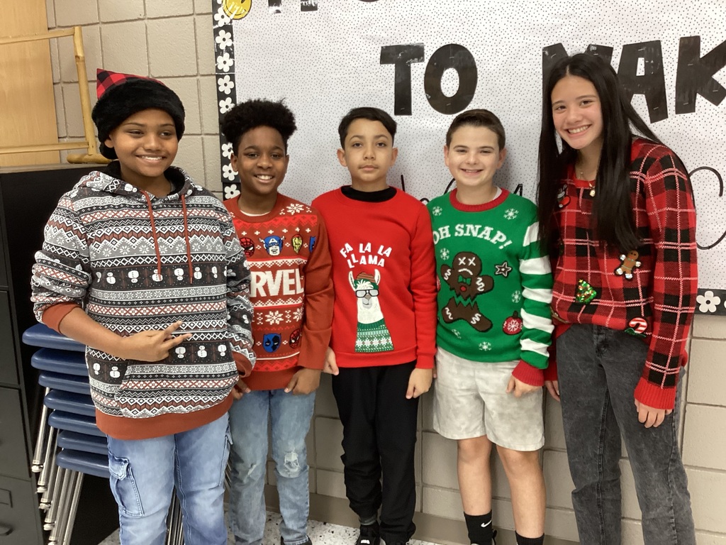 CSMS Sweater Weather Wednesday (wear a festive or ugly sweater) #ChampionsForKids #celebratecsms