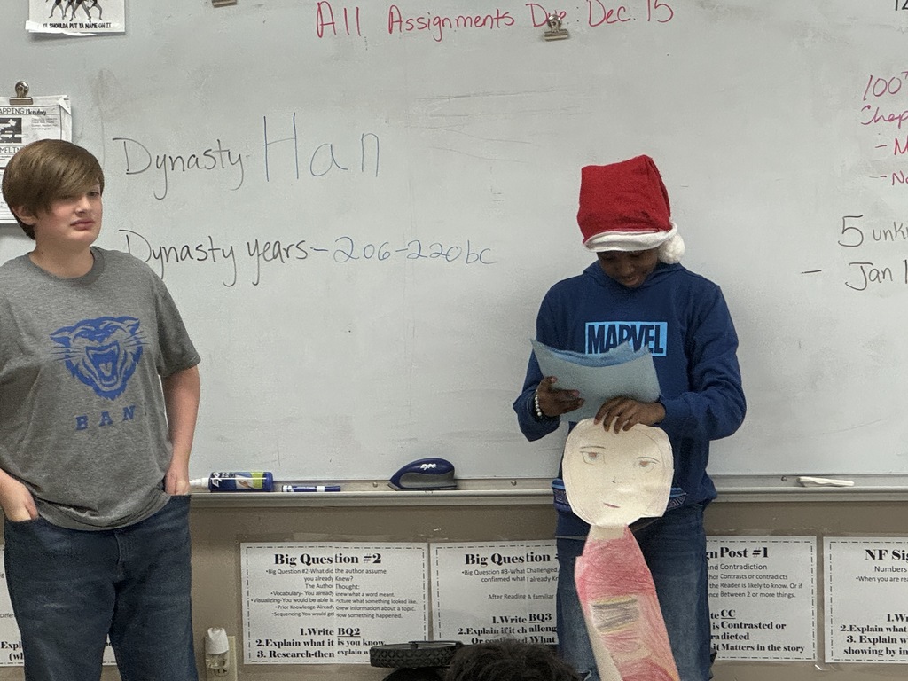 6th graders studying Ancient Chinese Dynasties