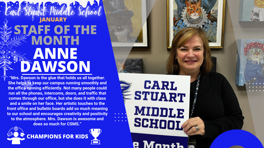 January Staff of the Month