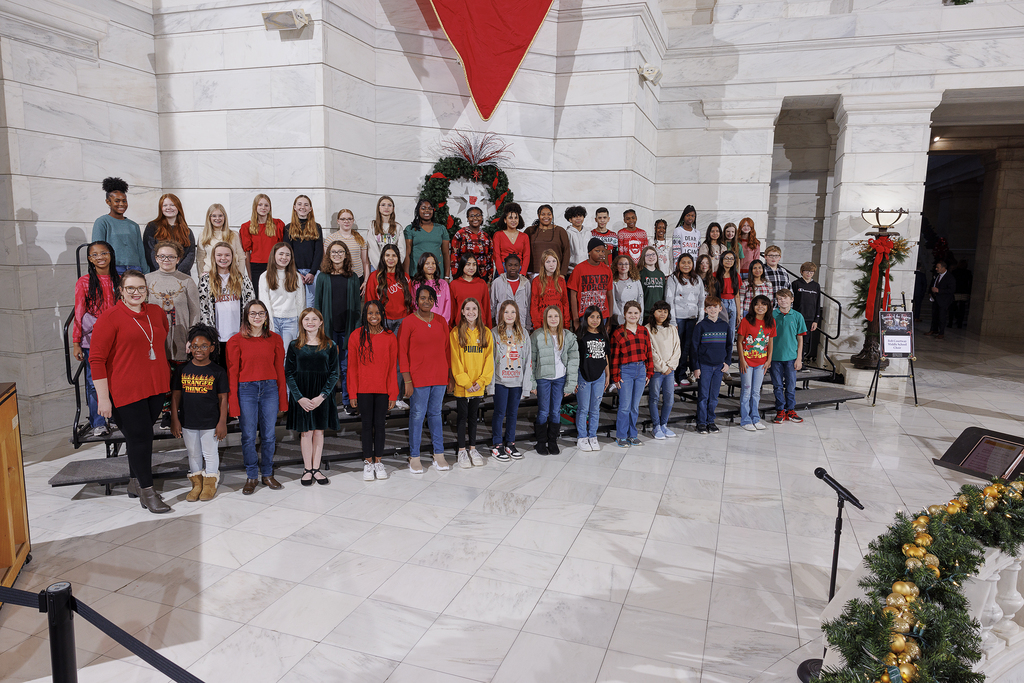 CMS Choir visits the Capitol