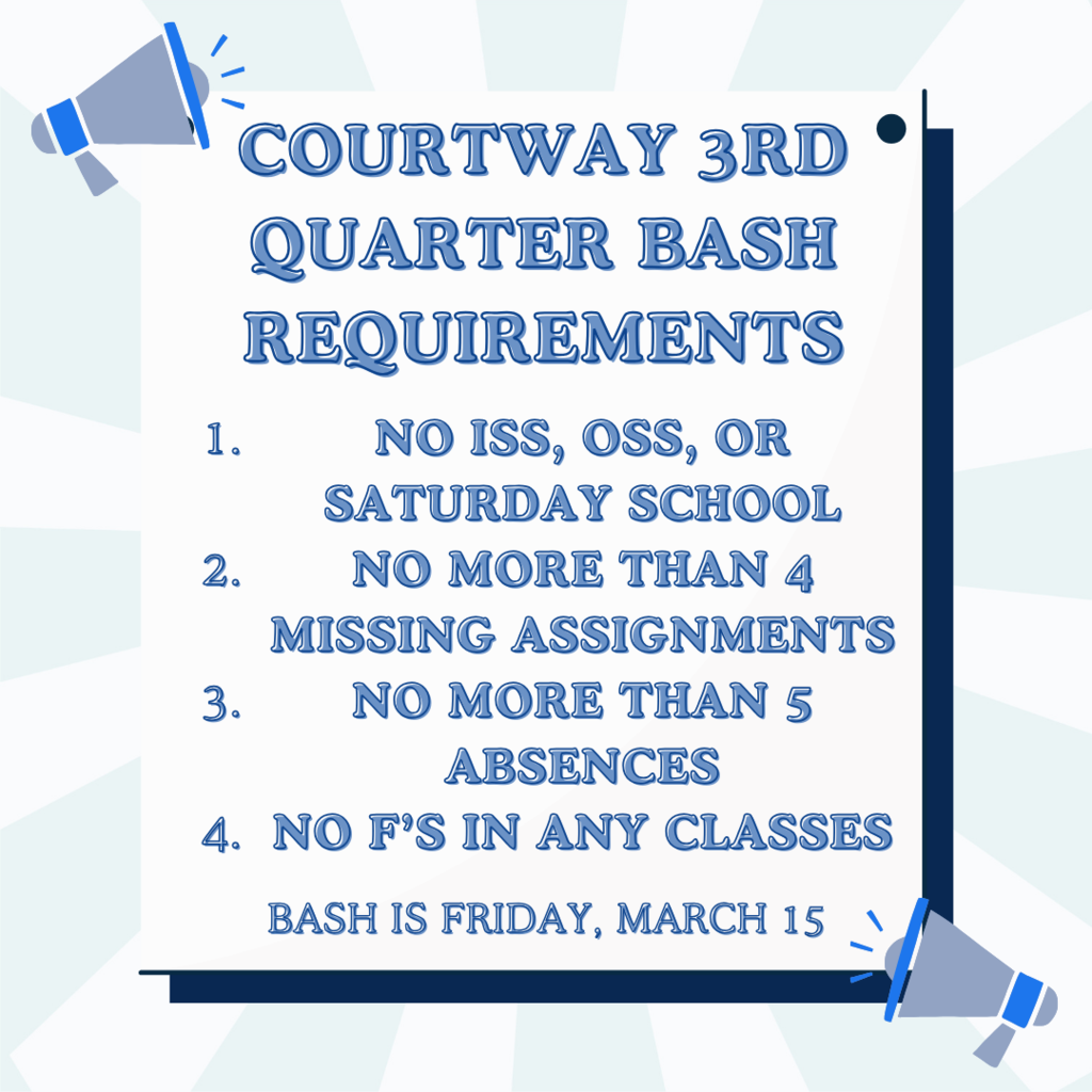3rd quarter bash guidelines