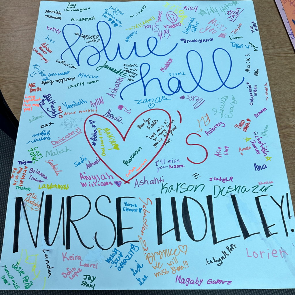 Bye Nurse Holley!
