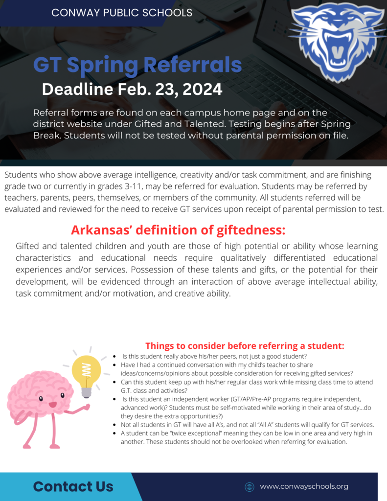 CPSD GT Spring Referrals