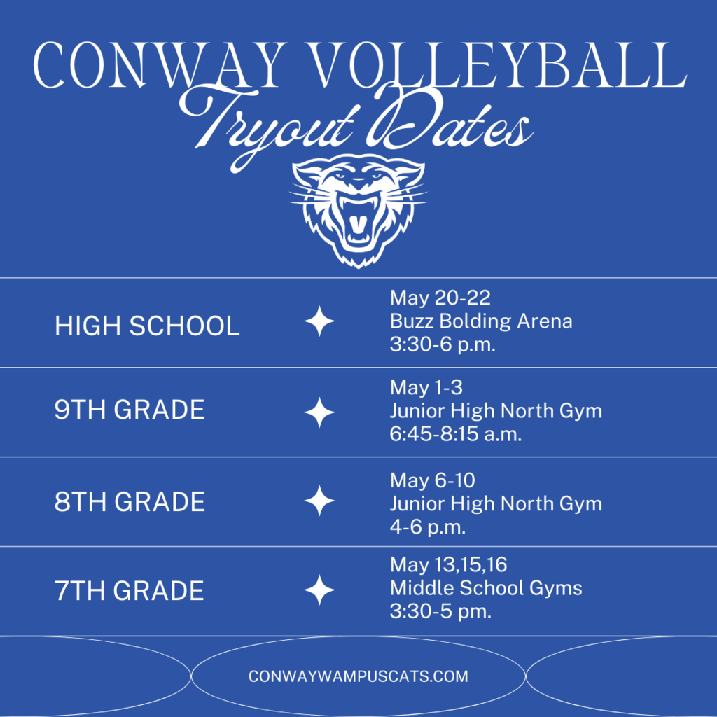 Tryout Dates VB