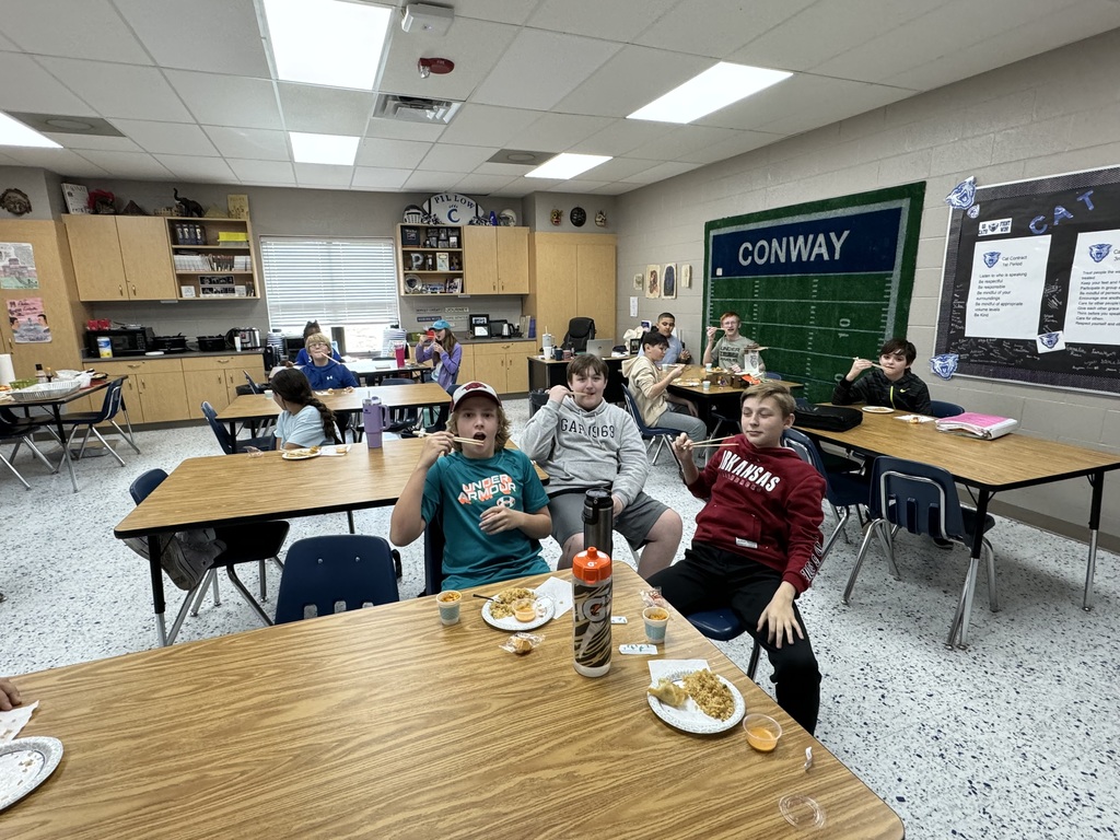 The 6th grade celebrated the Lunar New Year and the culmination of our study of Ancient China by having a Taste of Asia last week. The students had fried rice, ramen, dumplings, egg rolls, wontons, crab rangoons, sweet and sour soup, mandarin oranges, dragon fruit, and star fruit. Thank you to Mulan, Umani, and the many parents who donated food, chopsticks, and fortune cookies! #ChampionsForKids #celebratecsms