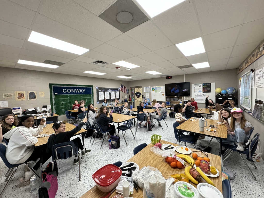 The 6th grade celebrated the Lunar New Year and the culmination of our study of Ancient China by having a Taste of Asia last week. The students had fried rice, ramen, dumplings, egg rolls, wontons, crab rangoons, sweet and sour soup, mandarin oranges, dragon fruit, and star fruit. Thank you to Mulan, Umani, and the many parents who donated food, chopsticks, and fortune cookies! #ChampionsForKids #celebratecsms