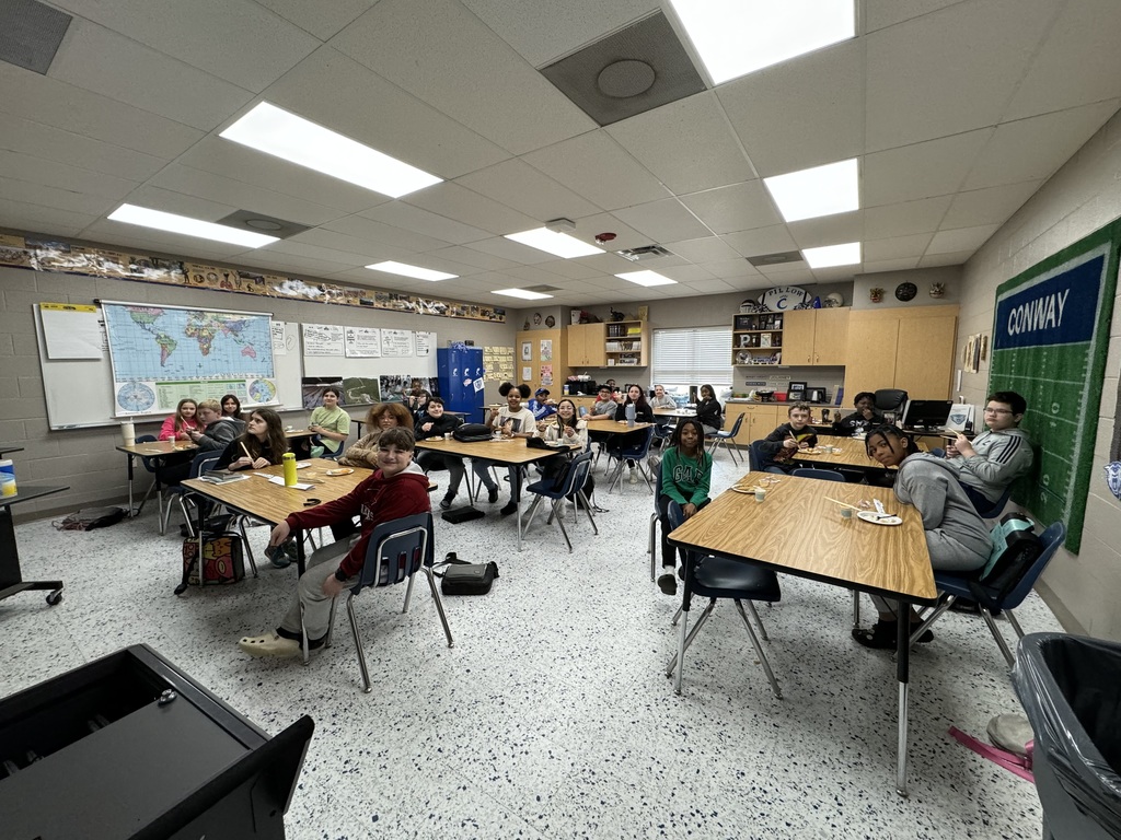 The 6th grade celebrated the Lunar New Year and the culmination of our study of Ancient China by having a Taste of Asia last week. The students had fried rice, ramen, dumplings, egg rolls, wontons, crab rangoons, sweet and sour soup, mandarin oranges, dragon fruit, and star fruit. Thank you to Mulan, Umani, and the many parents who donated food, chopsticks, and fortune cookies! #ChampionsForKids #celebratecsms