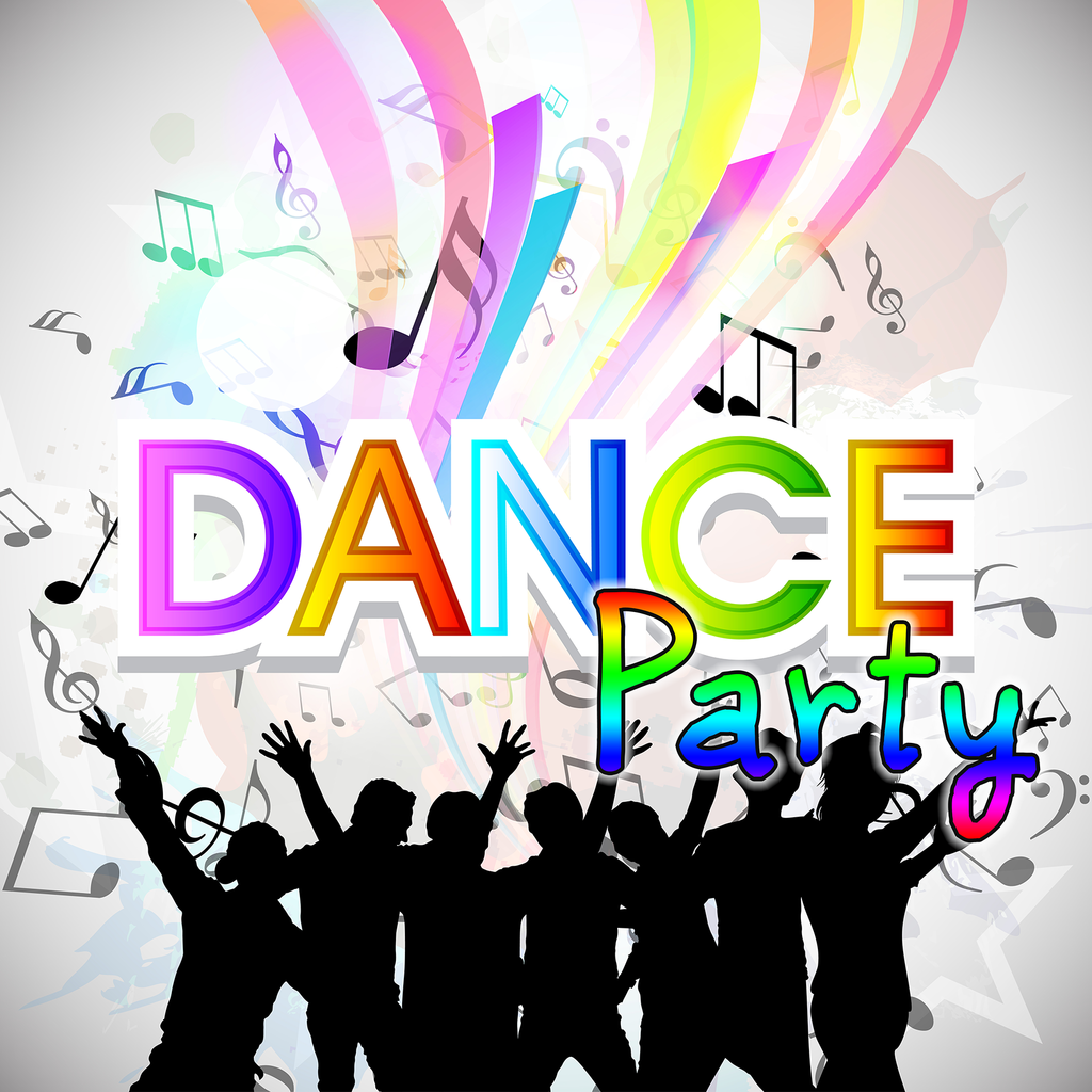dance party graphic