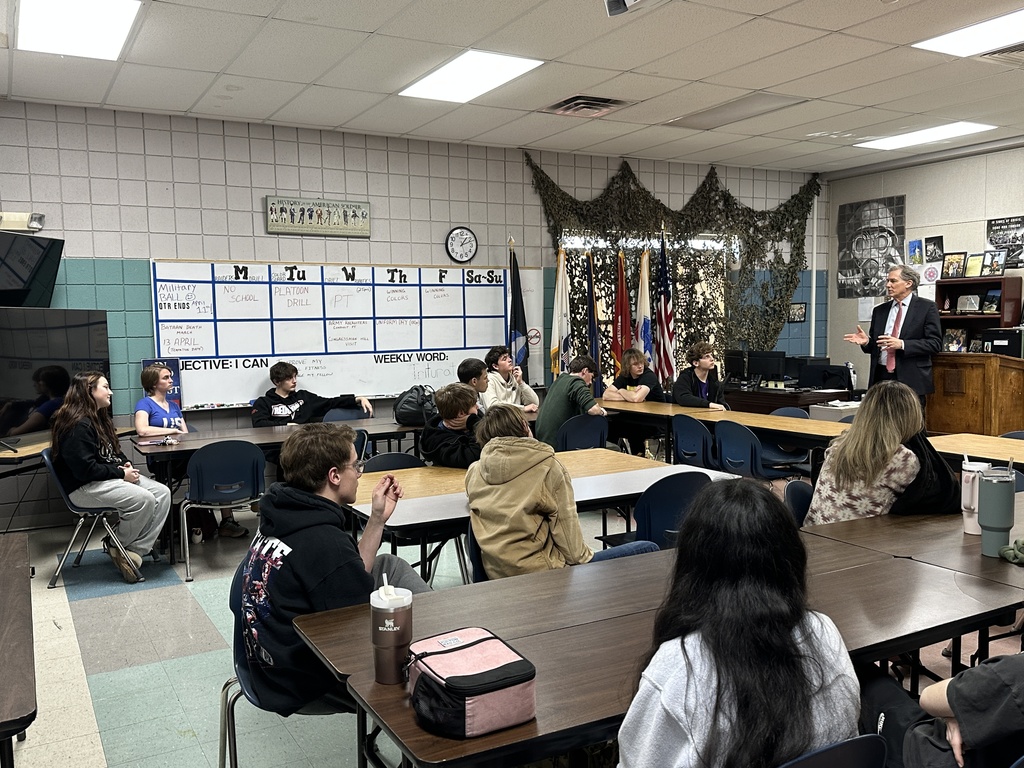 Congressman French Hill Speaking to Conway High School JROTC classes