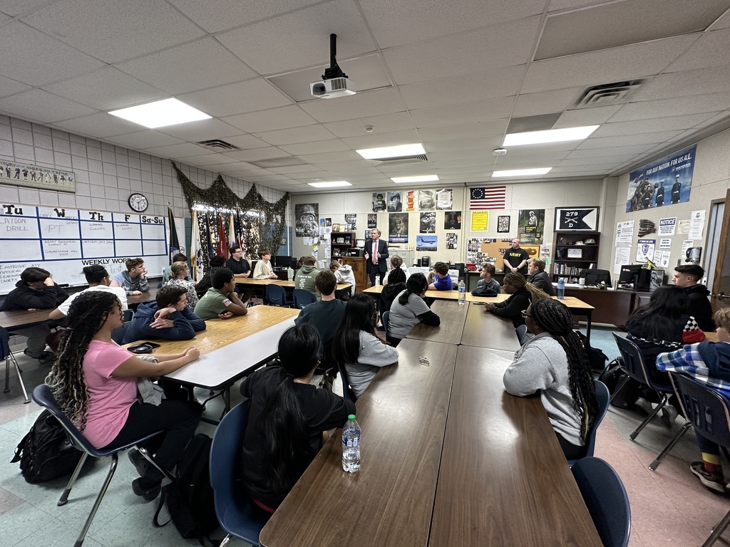 Congressman French Hill Speaking to Conway High School JROTC classes