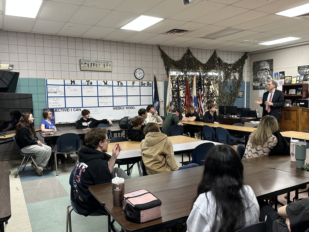 Congressman French Hill Speaking to Conway High School JROTC classes