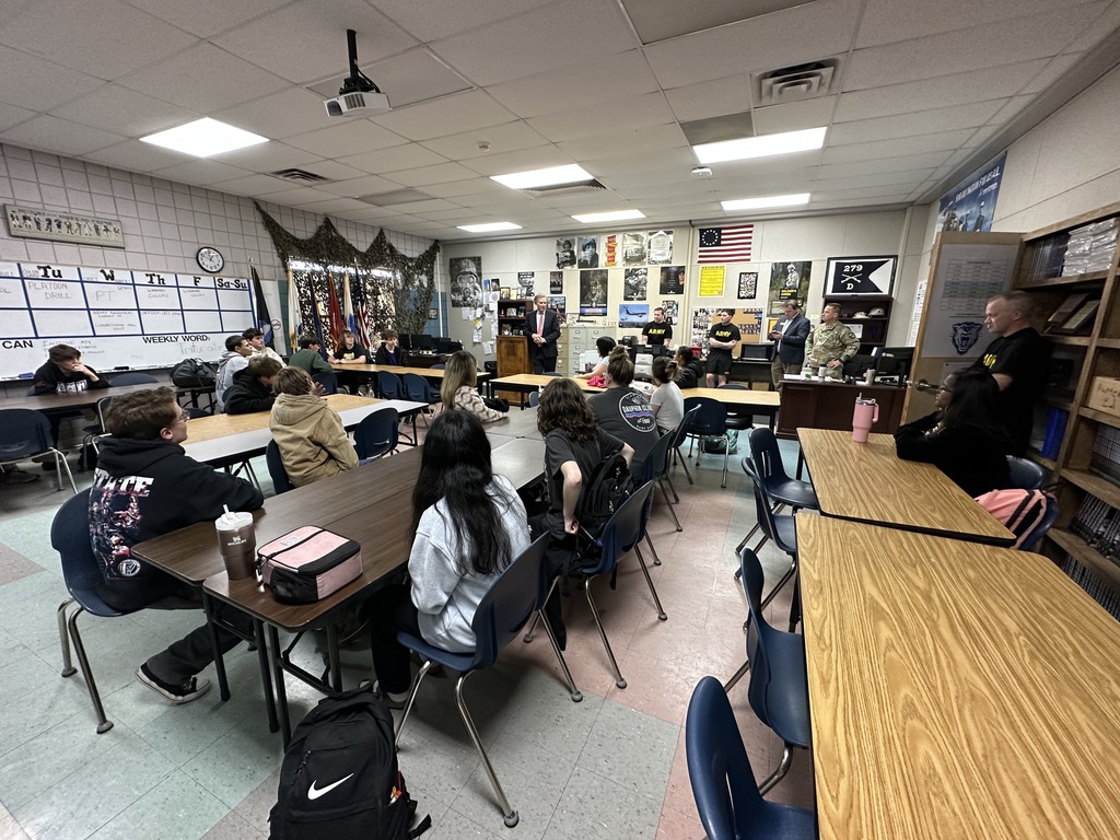 Congressman French Hill Speaking to Conway High School JROTC classes