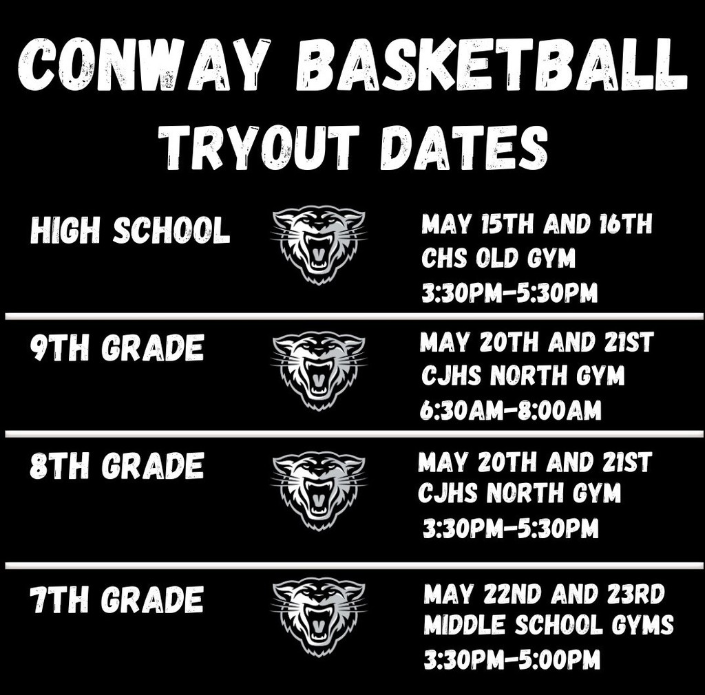 2024 Girls basketball tryout dates
