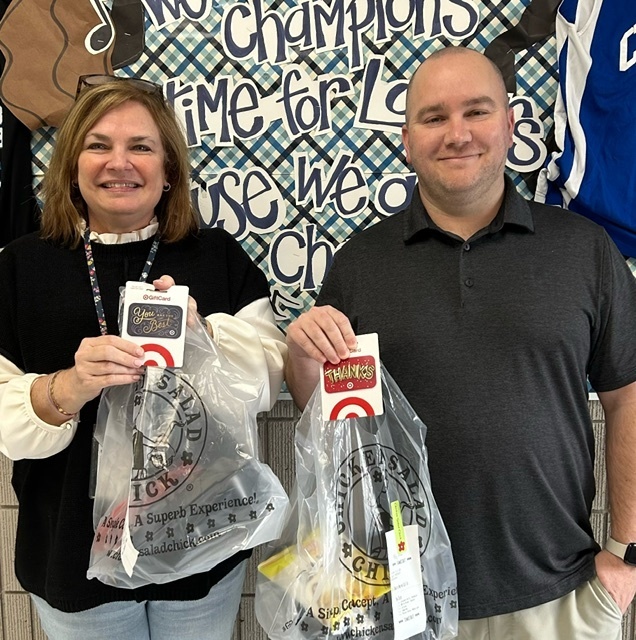 Staff and Teacher of the Month