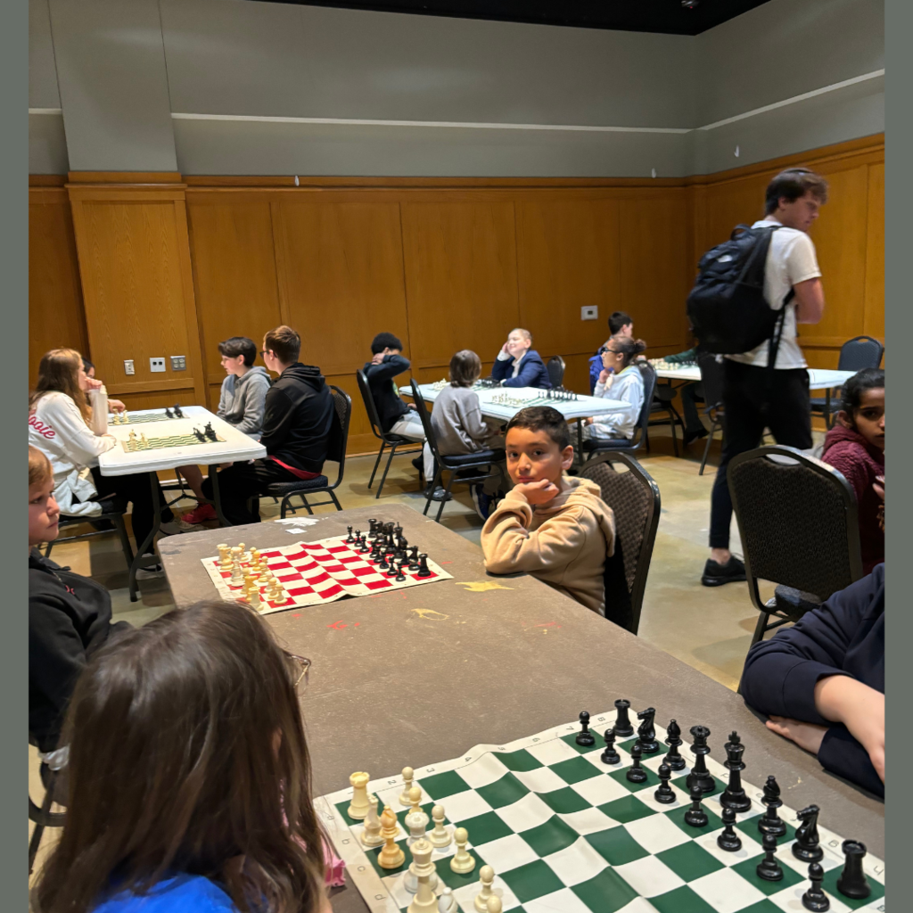 elementary and middle school chess tournament at Hendrix
