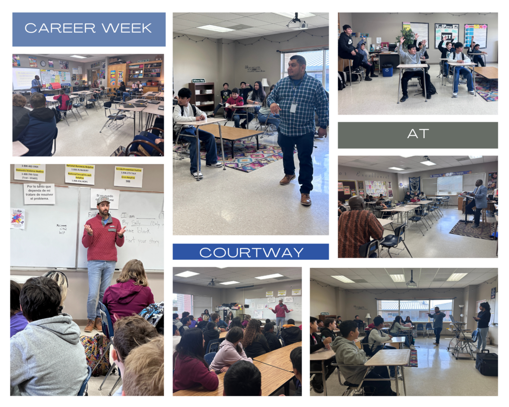 7th Grade WIN Time Career Week Guest Speakers