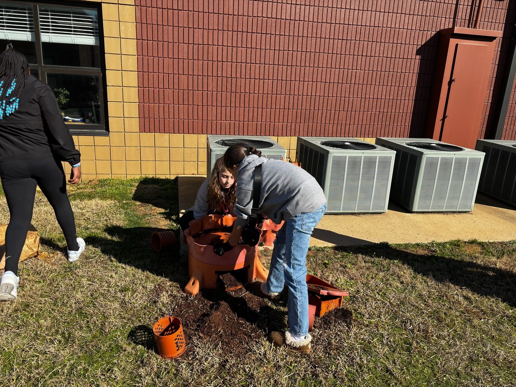 The 5th grade garden club has been working hard planting seeds in our indoor grow station and getting the garden beds ready outside.  Thank you to the Conway Public School Foundation for providing the funds for the grow lights and seeds, and thank you to our administrative team for making this a great opportunity for our kids.