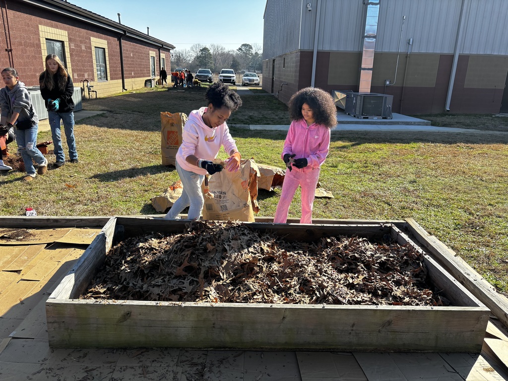 The 5th grade garden club has been working hard planting seeds in our indoor grow station and getting the garden beds ready outside.  Thank you to the Conway Public School Foundation for providing the funds for the grow lights and seeds, and thank you to our administrative team for making this a great opportunity for our kids.