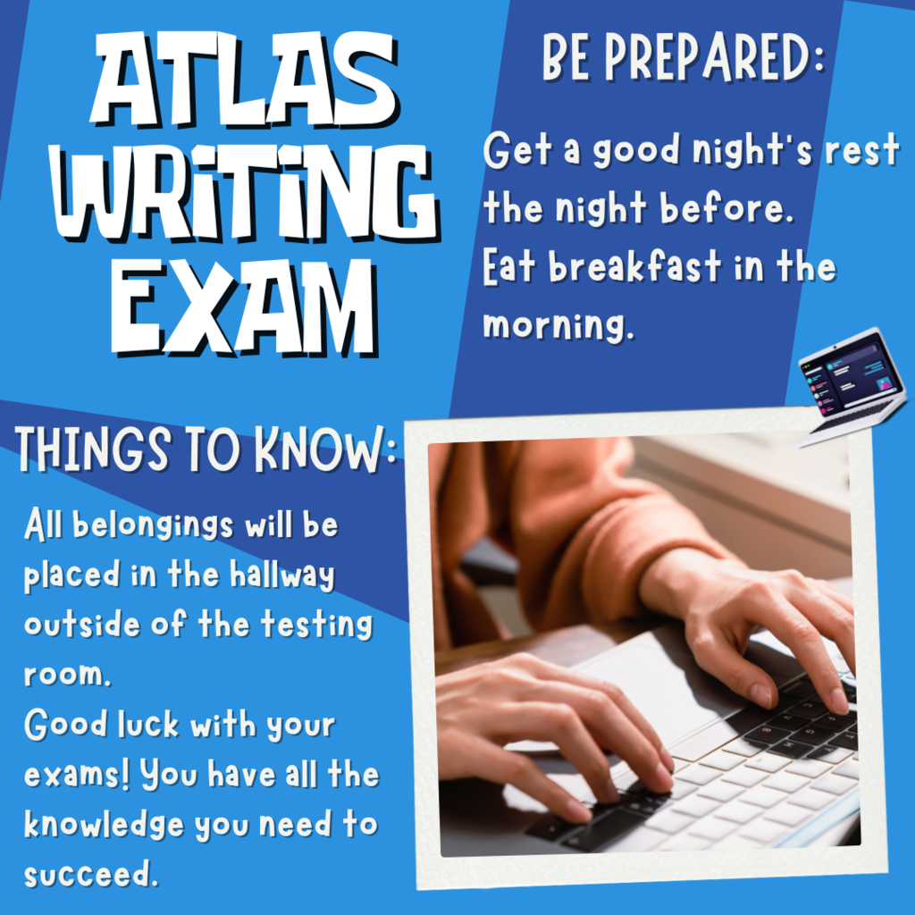 ATLAS Reminders for Writing Test