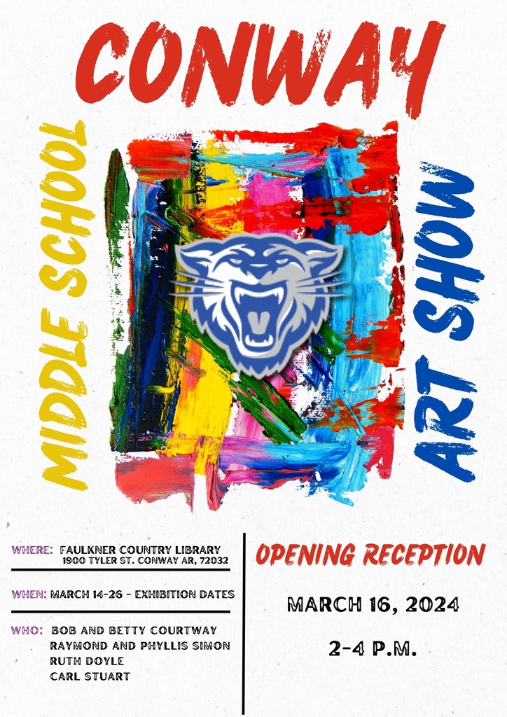 Conway Middle School Art Show