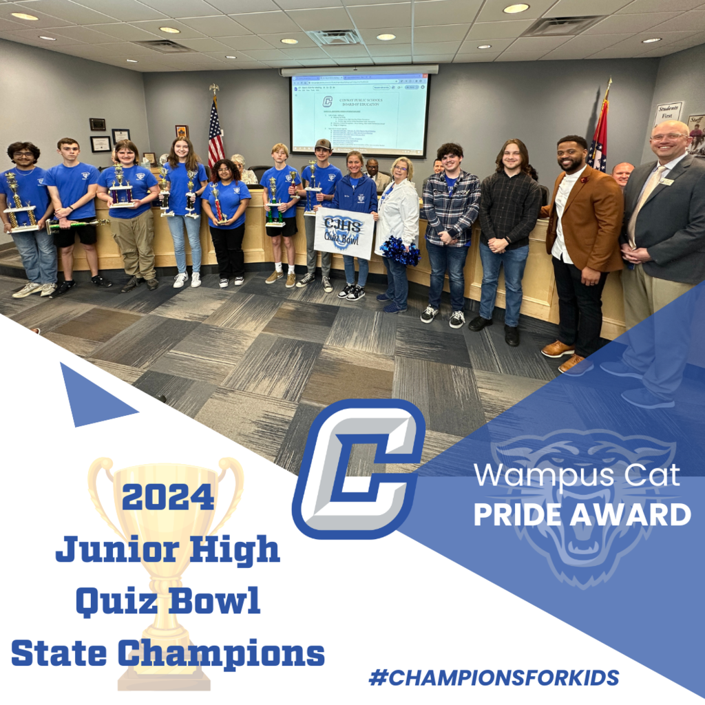 Junior High Quiz bowl state champions