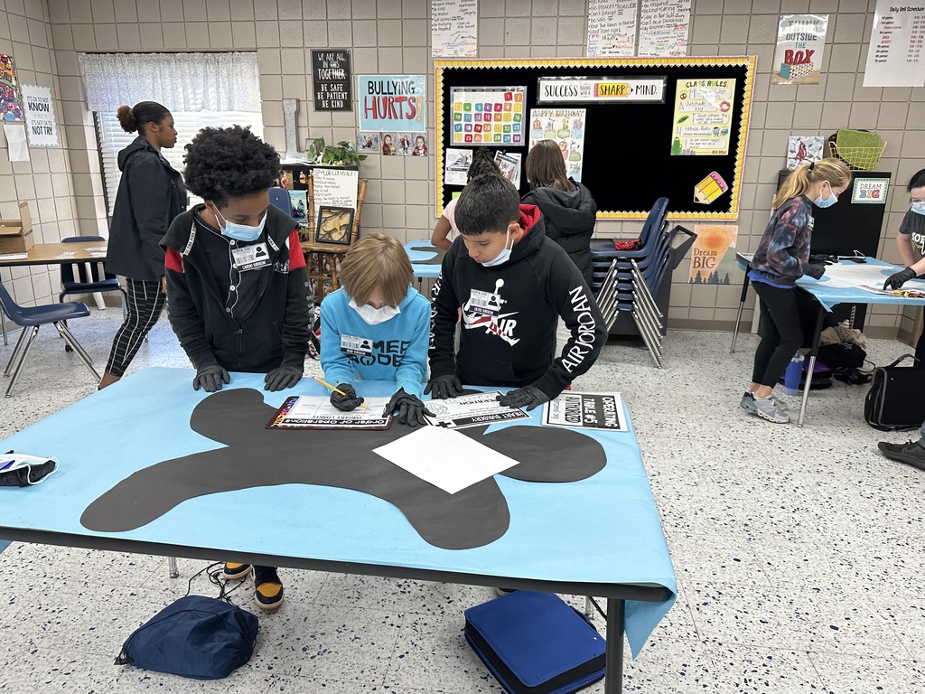 5th Grade math became surgeons as they practiced Order of Operations on "Operation" day. Students had to save their patients by solving order of operation problems. 