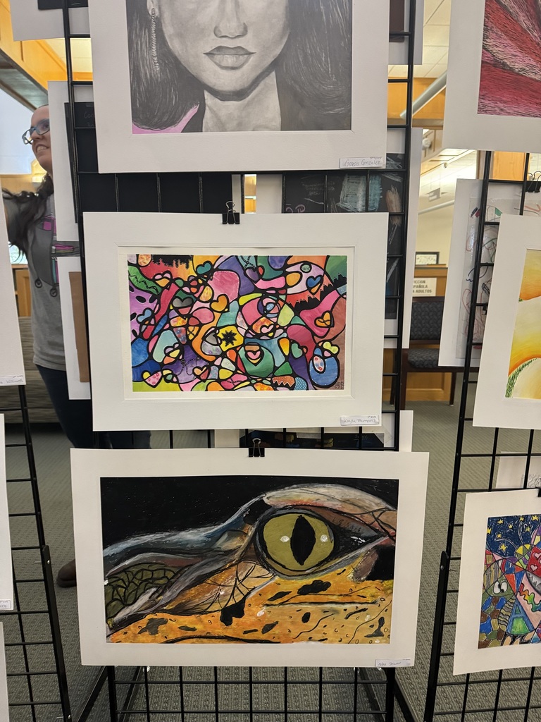 The art exhibition for The Conway Middle School Art Show will be at the Faulkner County Library from March 14-26. This is a great opportunity for all of the middle school students to showcase their creativity and talent. If you are unable to stop by and see all of the wonderful artwork here are our CSMS students' artwork.