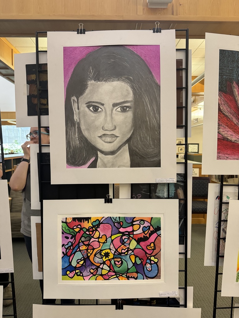 The art exhibition for The Conway Middle School Art Show will be at the Faulkner County Library from March 14-26. This is a great opportunity for all of the middle school students to showcase their creativity and talent. If you are unable to stop by and see all of the wonderful artwork here are our CSMS students' artwork.