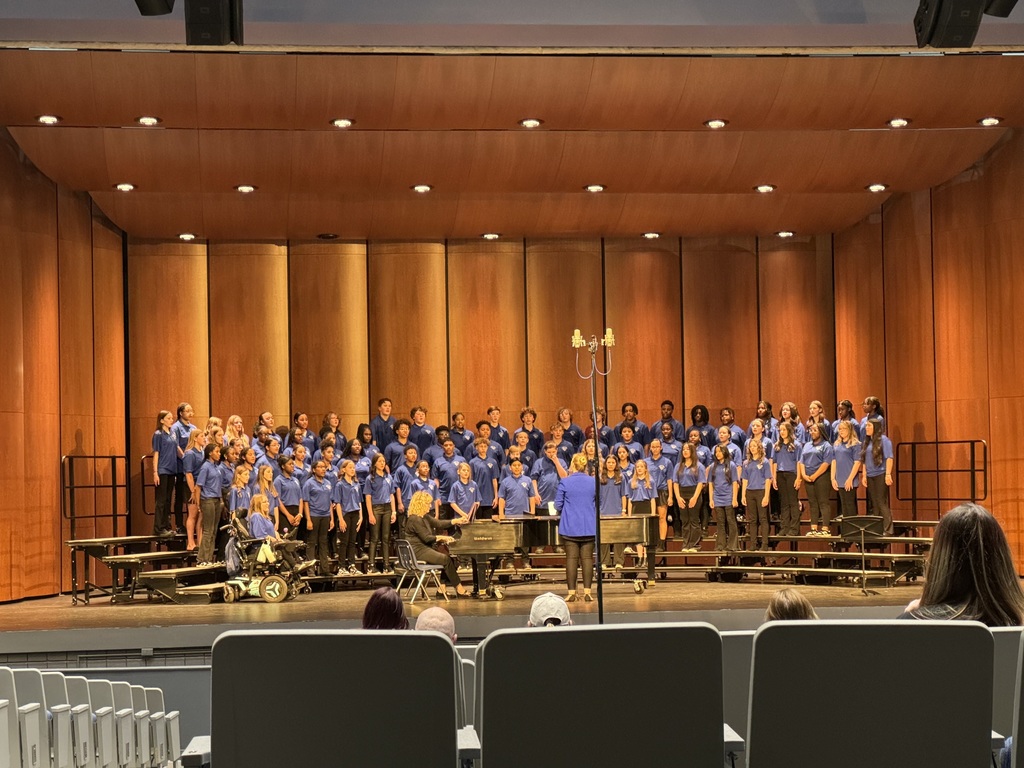 Our 7th Grade Choir students went to the Choral Performance Assessment on Tuesday, March 12th. Both the 7th Grade Choir AND the 7th Grade Ensemble received Superior (1s) scores for their stage performances, as well as their sight reading exercises! They have been working so hard and represented Carl Stuart VERY well at the competition. We are SO proud of them!!