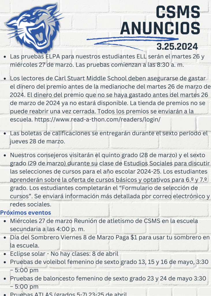 CSMS Anuncios 3.25.24