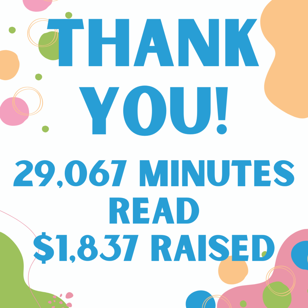 Read-a-Thon Thank you