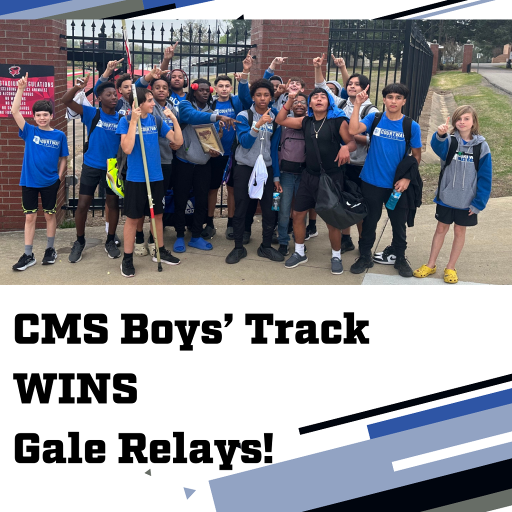 CMS Track Teams at Gale Relays in Russellville April 1