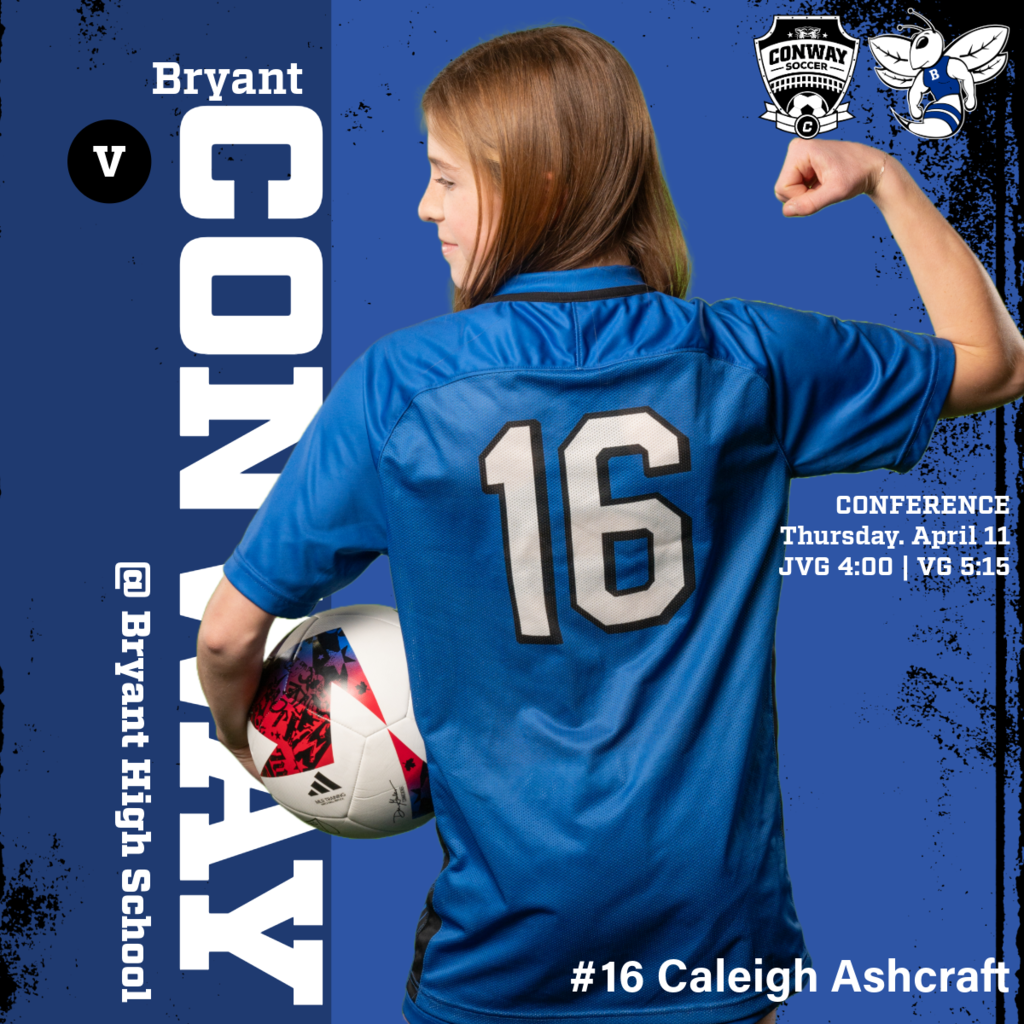 Game day poster for Bryant featuring Caleigh Ashcraft