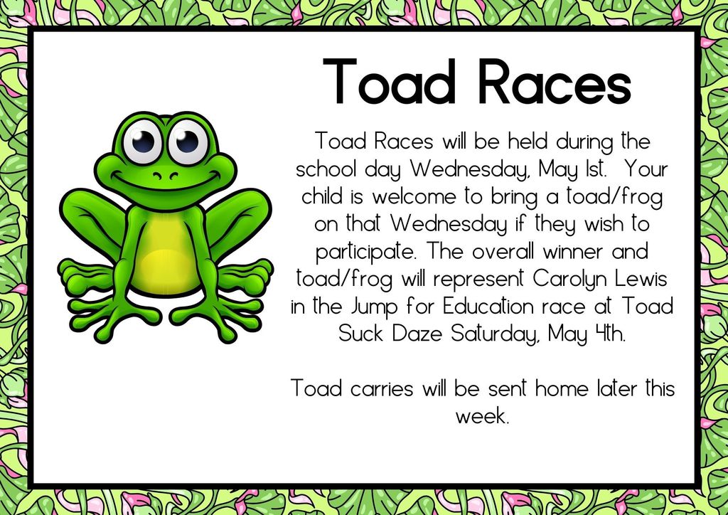 Toad Races