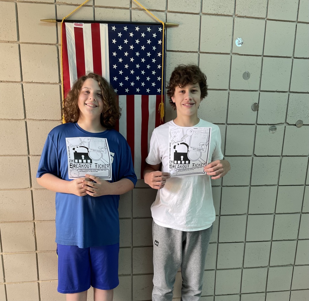 Ms. Frazier’s reading classes enjoyed participating in an escape room on Friday. They used a reading passage to complete four activities and figure out a four digit code to escape. Everyone made it out!