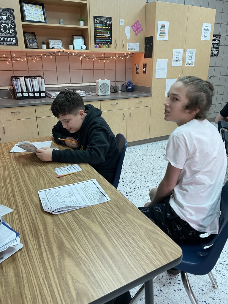 Ms. Frazier’s reading classes enjoyed participating in an escape room on Friday. They used a reading passage to complete four activities and figure out a four digit code to escape. Everyone made it out!