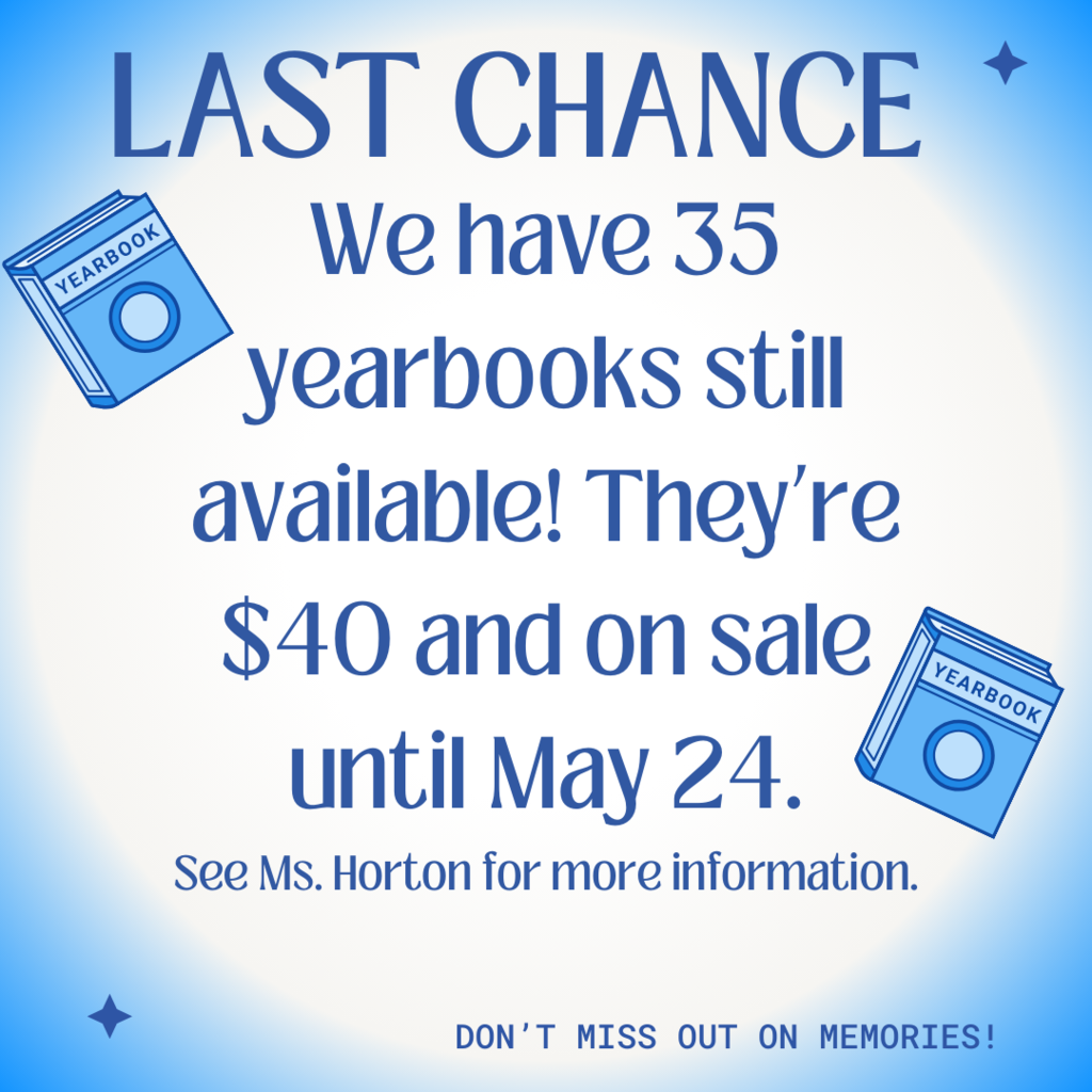 Last Chance for a Yearbook