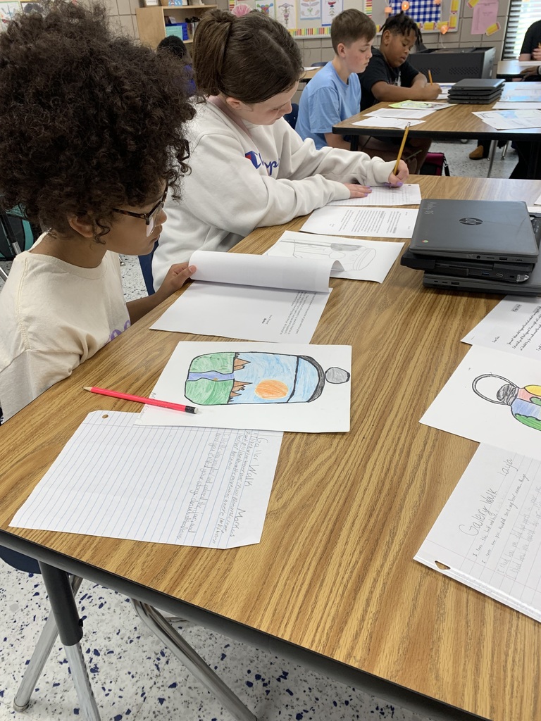 Mrs. Mosley’s fifth grade ELA classes have been reviewing letter writing. They enjoyed sharing their Nature Jars and written letters through a Gallery Walk in class on Wednesday. The students also wrote compliments about the letters and jars as they read each one. Such a fun way to celebrate and share their writing and nature projects. The students had to get creative using figurative language and adjectives as they told how they discovered their jars, described them, and encouraged others to care for the environment.