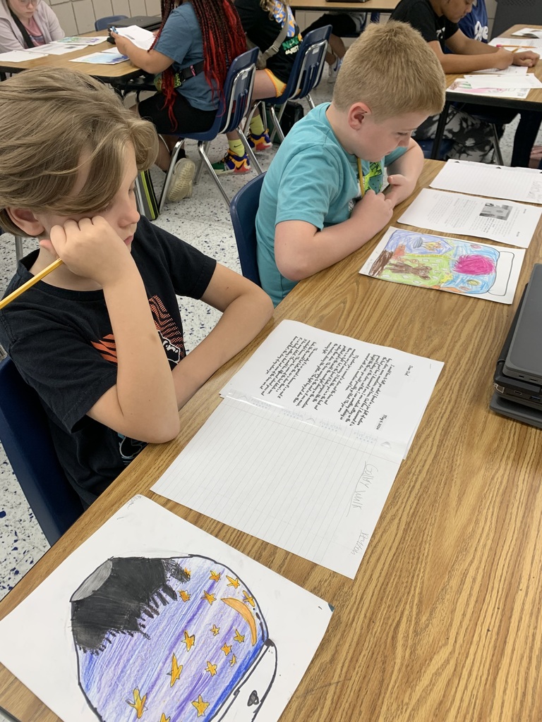 Mrs. Mosley’s fifth grade ELA classes have been reviewing letter writing. They enjoyed sharing their Nature Jars and written letters through a Gallery Walk in class on Wednesday. The students also wrote compliments about the letters and jars as they read each one. Such a fun way to celebrate and share their writing and nature projects. The students had to get creative using figurative language and adjectives as they told how they discovered their jars, described them, and encouraged others to care for the environment.