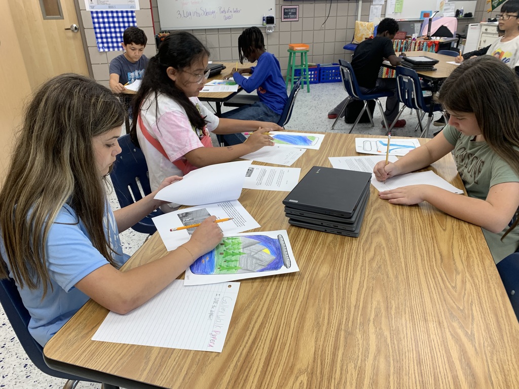 Mrs. Mosley’s fifth grade ELA classes have been reviewing letter writing. They enjoyed sharing their Nature Jars and written letters through a Gallery Walk in class on Wednesday. The students also wrote compliments about the letters and jars as they read each one. Such a fun way to celebrate and share their writing and nature projects. The students had to get creative using figurative language and adjectives as they told how they discovered their jars, described them, and encouraged others to care for the environment.