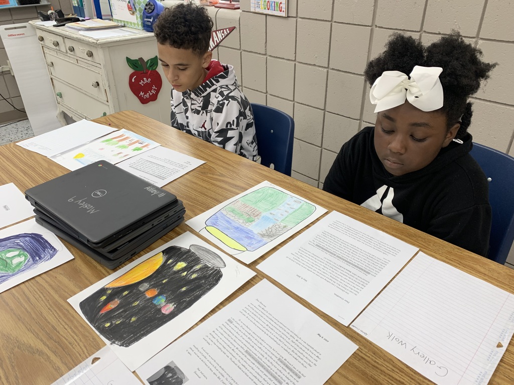 Mrs. Mosley’s fifth grade ELA classes have been reviewing letter writing. They enjoyed sharing their Nature Jars and written letters through a Gallery Walk in class on Wednesday. The students also wrote compliments about the letters and jars as they read each one. Such a fun way to celebrate and share their writing and nature projects. The students had to get creative using figurative language and adjectives as they told how they discovered their jars, described them, and encouraged others to care for the environment.