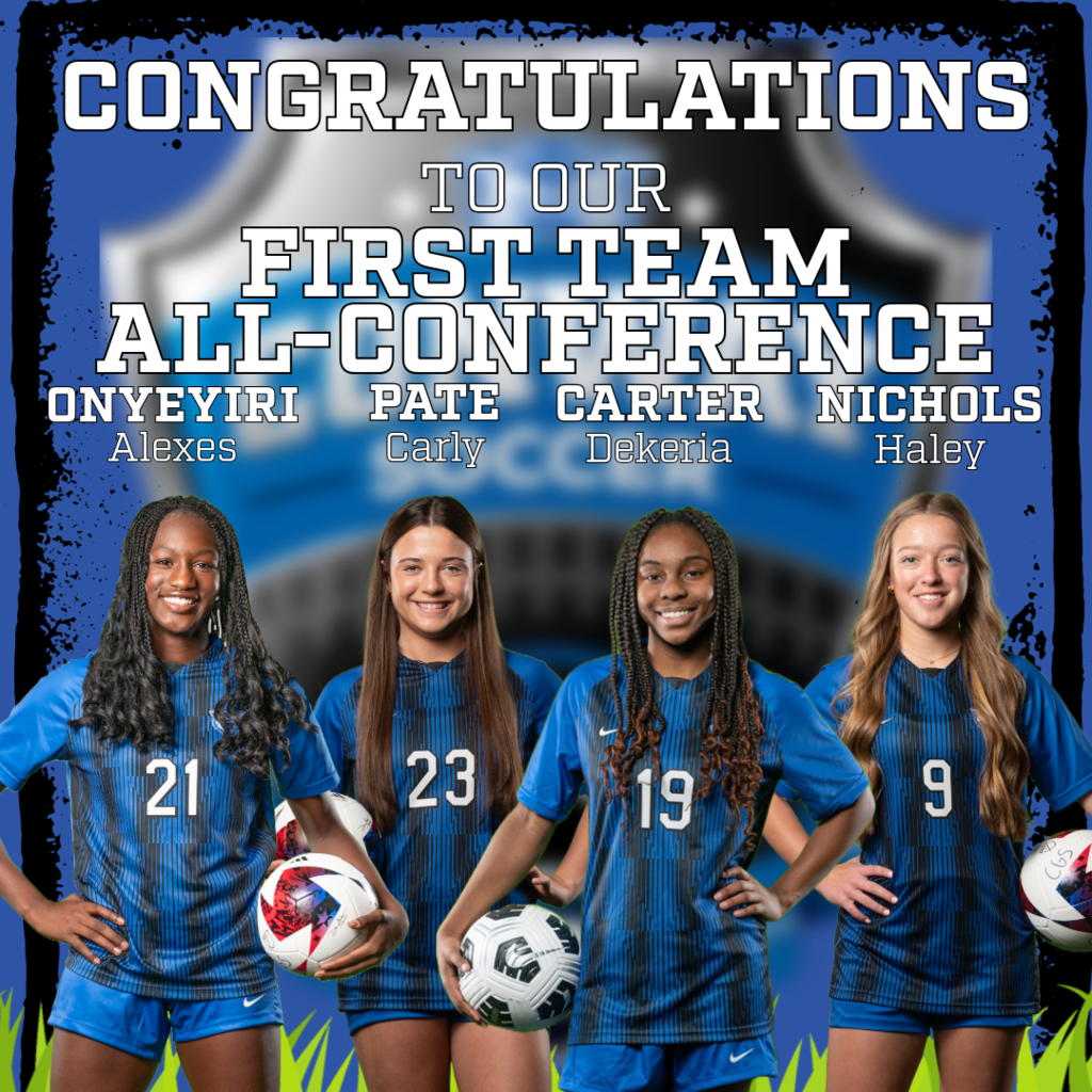 6a Central Conference All-Conference: Alexes Oneyiri, Carly Pate, Dekeria Carter, and Haley Nichols