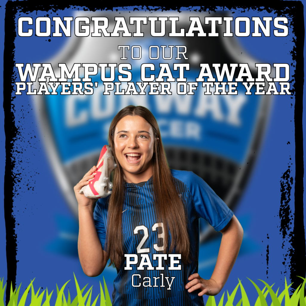 Wampus Cat Award (Players'  Player of the Year): Carly Pate