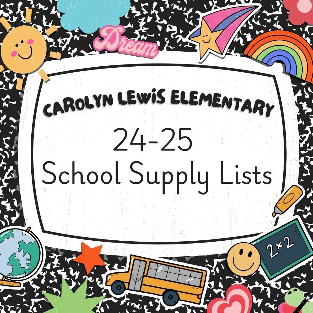 School Supply lists