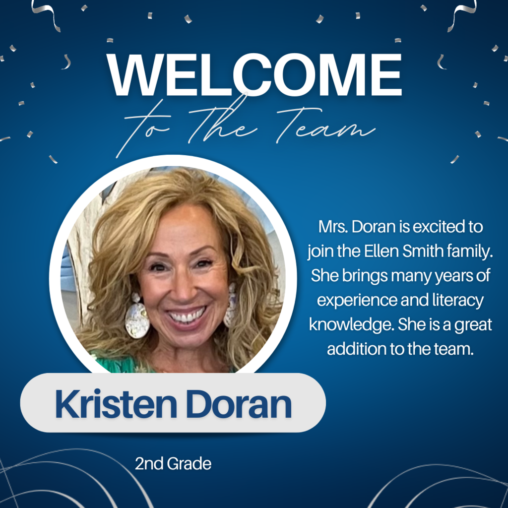 Welcome Mrs. Kristen Doran to the second grade team!