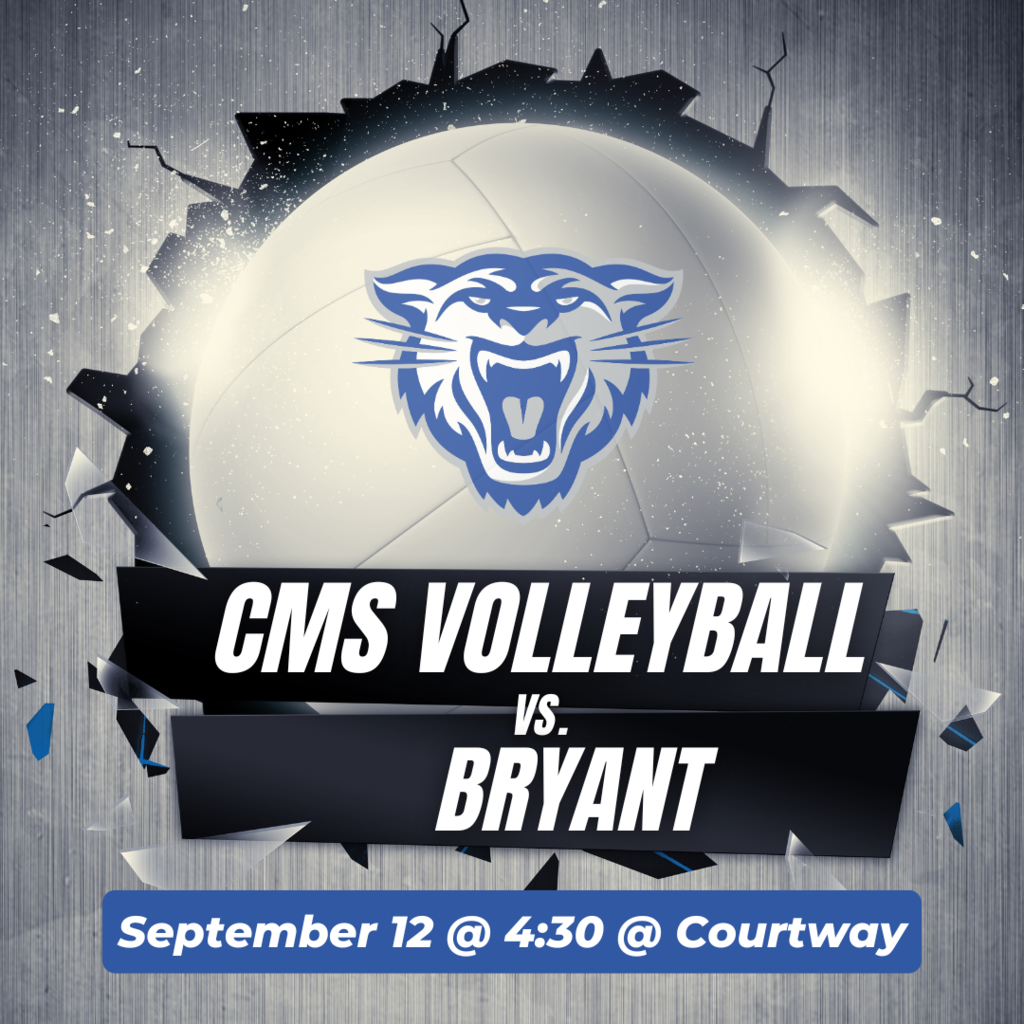 CMS Volleyball vs Bryant @4:30 @ Courtway