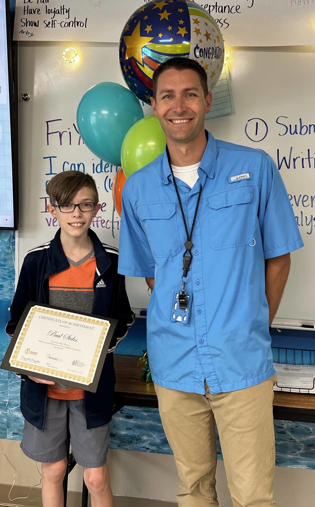 Mr. Stacks and student