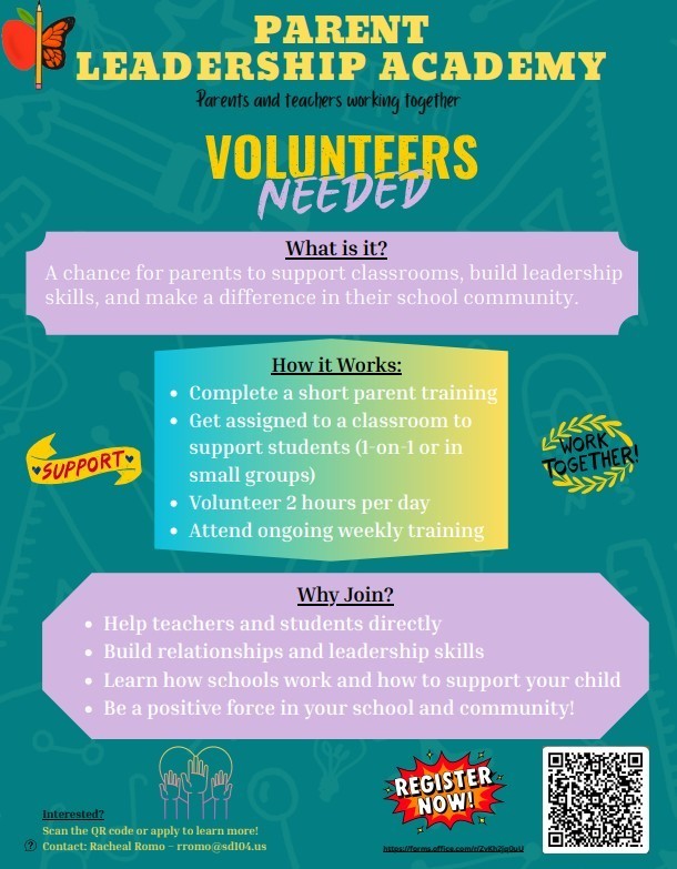 parent leadership flyer - English