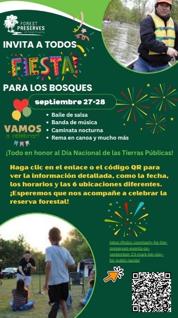 forest preserve flyer
